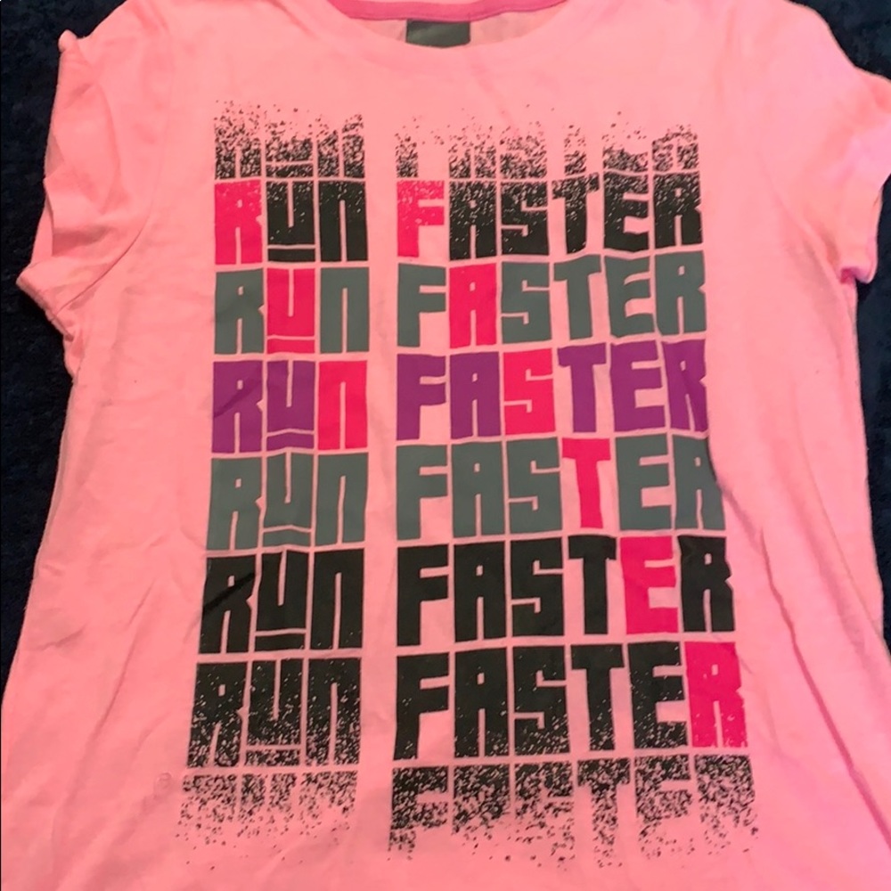 Girls XL pink graphic T-shirt